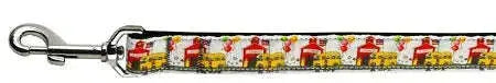 School-Days-Nylon-Ribbon-Pet-Leash-1-Wide-4ft-GreatEagleInc-318782379