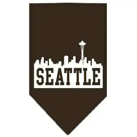 Seattle-Skyline-Screen-Print-Bandana-Cocoa-Large-GreatEagleInc-319136768
