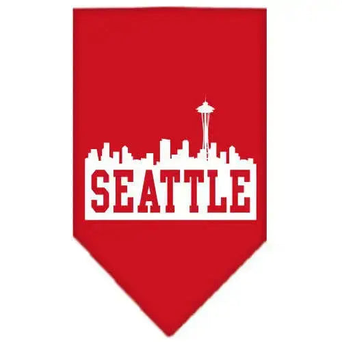 Seattle-Skyline-Screen-Print-Bandana-Red-Large-GreatEagleInc-319135932