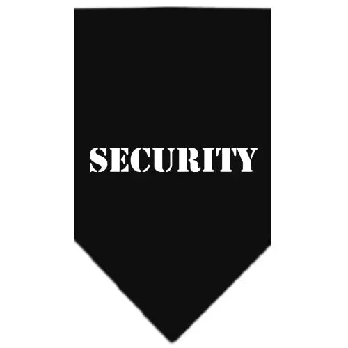 Security Screen Print Bandana Black Small Default Title
