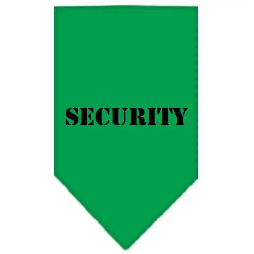 Security Screen Print Bandana Emerald Green Large Default Title