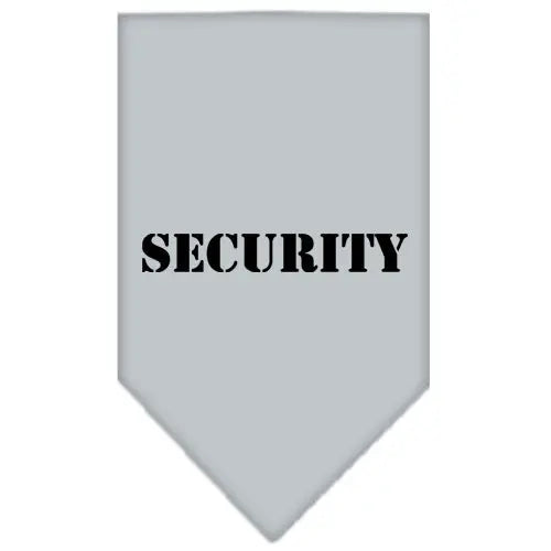 Security Screen Print Bandana Grey Large Default Title