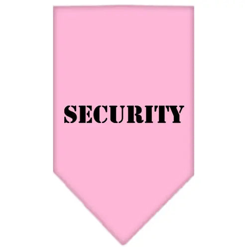Security Screen Print Bandana Light Pink Small Default Title