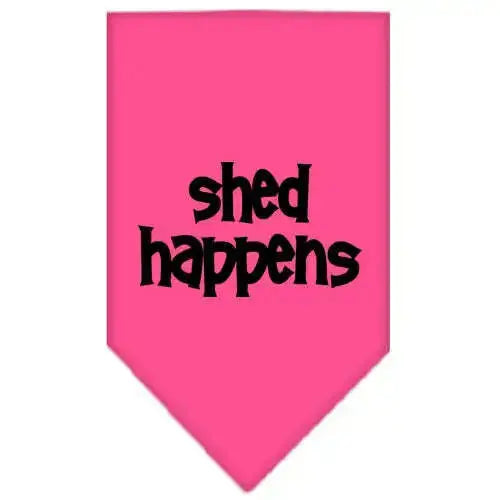 Shed-Happens-Screen-Print-Bandana-Bright-Pink-Large-GreatEagleInc-318950131