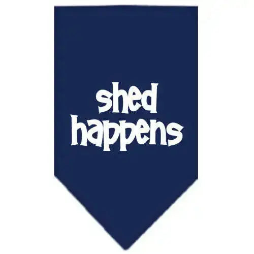 Shed-Happens-Screen-Print-Bandana-Navy-Blue-Large-GreatEagleInc-318950495