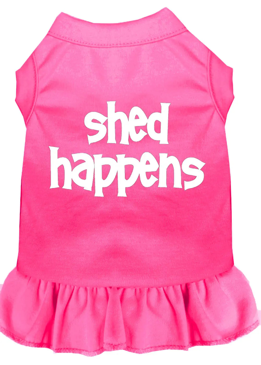Shed Happens Screen Print Dress Bright Pink Xl Default Title