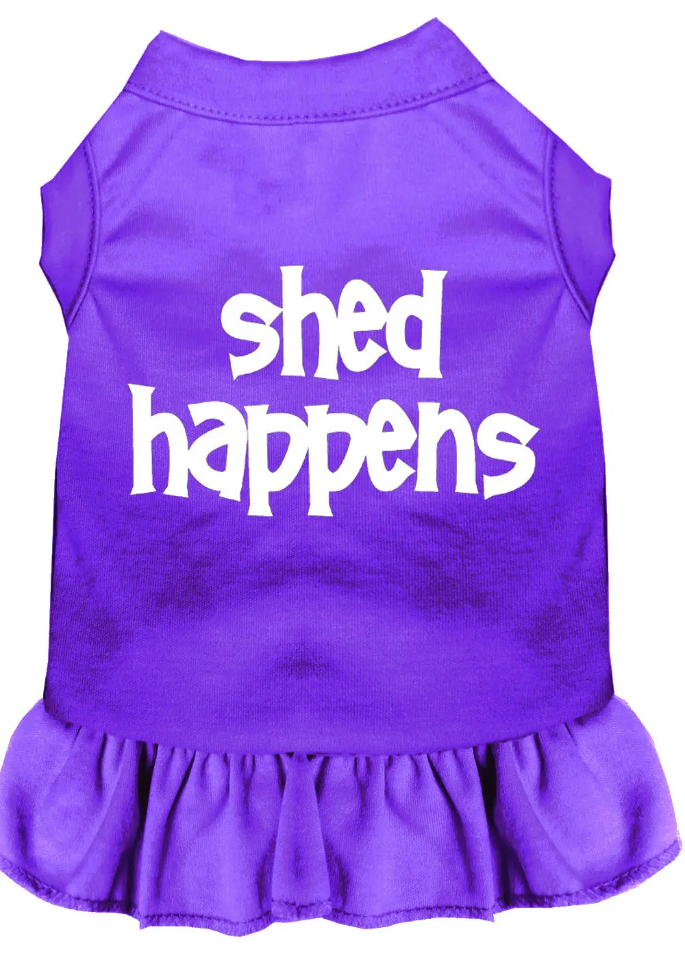 Shed Happens Screen Print Dress Purple Xxl Default Title