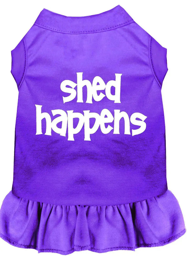 Shed-Happens-Screen-Print-Dress-Purple-Xxxl-GreatEagleInc-318872448