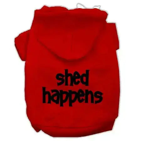 Shed-Happens-Screen-Print-Pet-Hoodies-Red-Size-Xl-GreatEagleInc-319957665