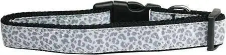 Silver-Leopard-Nylon-Dog-Leash-3-8-Inch-Wide-6ft-Long-GreatEagleInc-318827919