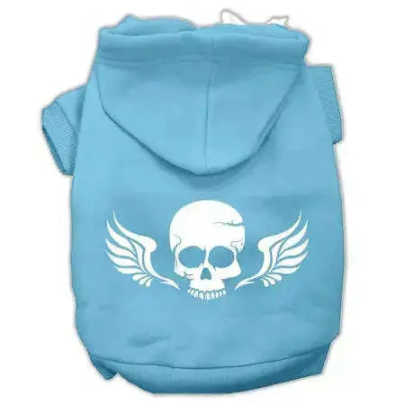 Skull-Wings-Screen-Print-Pet-Hoodies-Baby-Blue-Size-Med-GreatEagleInc-319901113