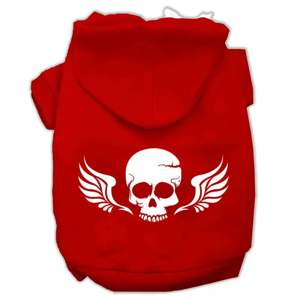 Skull-Wings-Screen-Print-Pet-Hoodies-Red-Size-Xs-GreatEagleInc-319897890