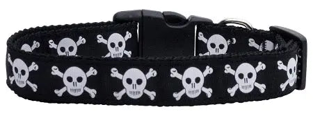 Skulls Nylon Dog Collar Xs Default Title