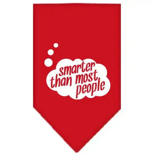 Smarter-Then-Most-People-Screen-Print-Bandana-Red-Small-GreatEagleInc-318953396