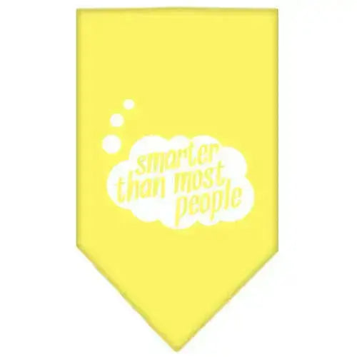 Smarter-Then-Most-People-Screen-Print-Bandana-Yellow-Large-GreatEagleInc-318952737