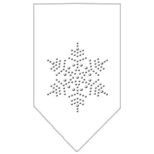 Snowflake-Rhinestone-Bandana-White-Large-GreatEagleInc-319319847