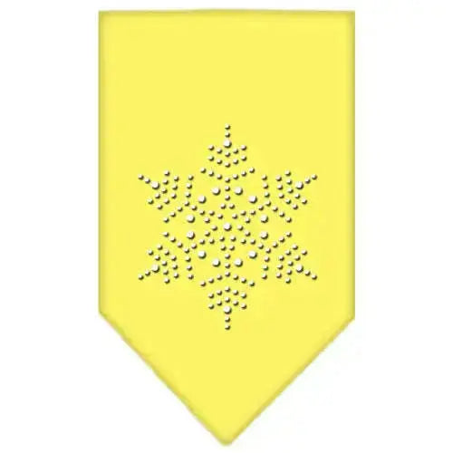 Snowflake-Rhinestone-Bandana-Yellow-Large-GreatEagleInc-319319782