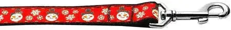 Snowmen-Nylon-Dog-Leash-5-8-Inch-Wide-6ft-Long-GreatEagleInc-318916042
