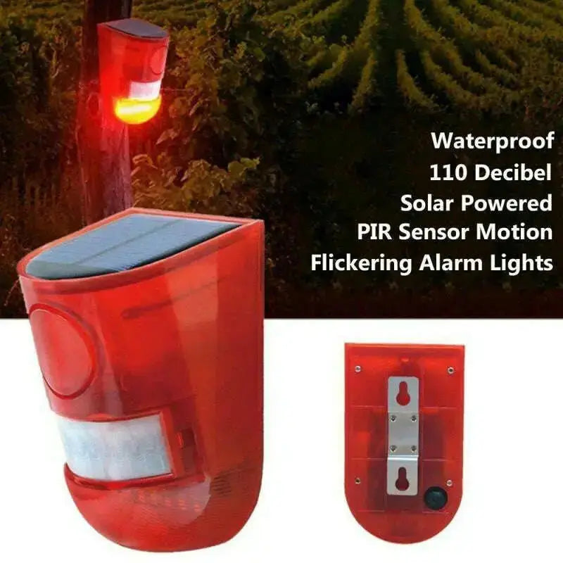 Solar-Sound-_-Light-Alarm-Motion-Sensor-110-Decibels-Siren-Sound-Alert-Flash-Warning-Strobe-Security-Alarm-System-for-Farm-Villa-GreatEagleInc-333997717