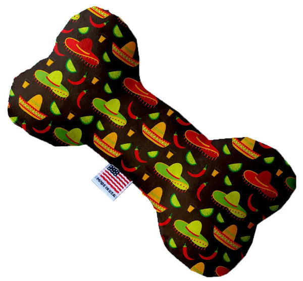 Sombreros 8 Inch Bone Dog Toy Default Title