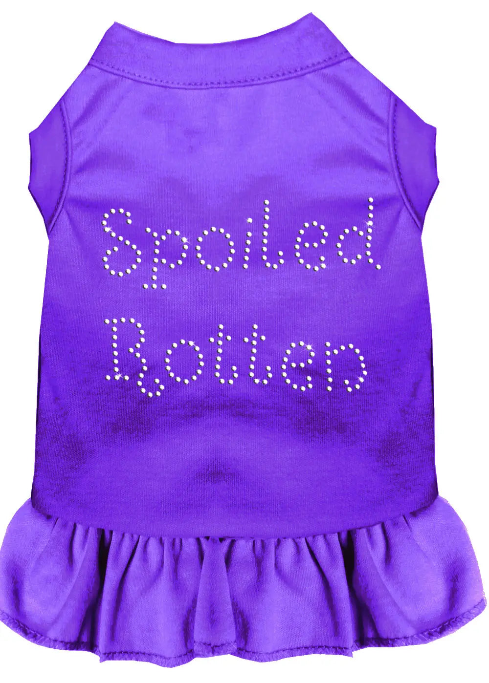 Spoiled Rotten Rhinestone Dress Purple Xxl Default Title