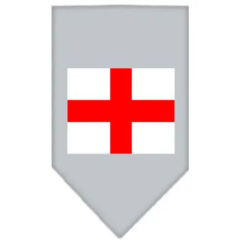 St Georges Cross Screen Print Bandana Grey Large Default Title