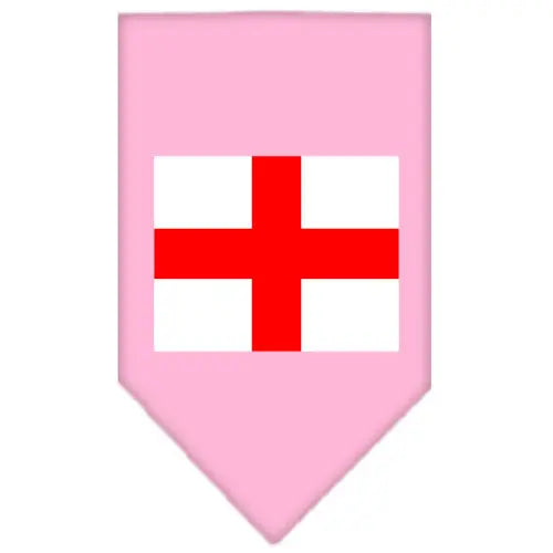 St Georges Cross Screen Print Bandana Light Pink Small Default Title