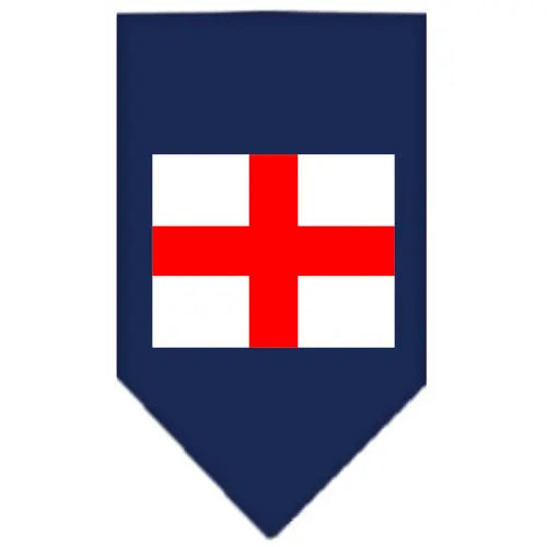 St Georges Cross Screen Print Bandana Navy Blue Small Default Title
