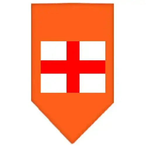 St-Georges-Cross-Screen-Print-Bandana-Orange-Small-GreatEagleInc-318955439