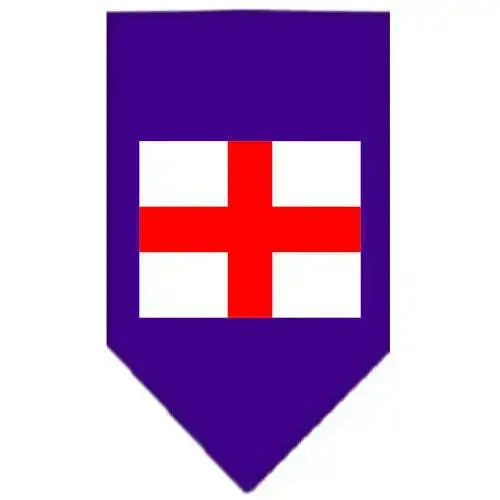 St-Georges-Cross-Screen-Print-Bandana-Purple-Large-GreatEagleInc-318954389