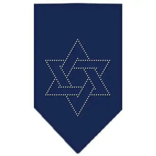 Star-Of-David-Rhinestone-Bandana-Navy-Blue-Large-GreatEagleInc-319046452