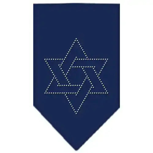Star-Of-David-Rhinestone-Bandana-Navy-Blue-Large-GreatEagleInc-319046443