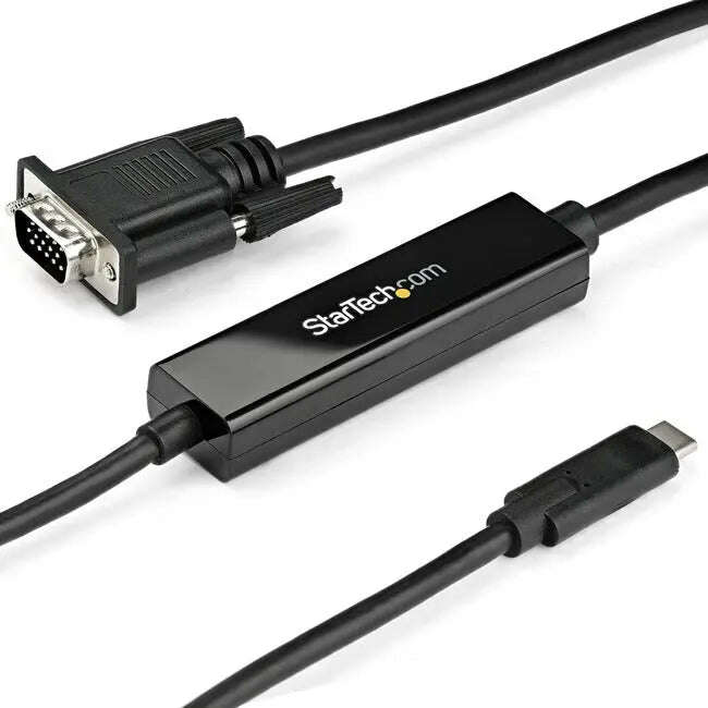 StarTech.com-1m-3-ft-USB-C-to-VGA-Cable-USB-Type-C-to-VGA-1920-x-1200-Black-StarTech.com-334380067