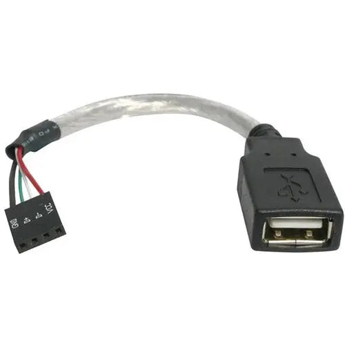 StarTech.com 6in USB 2.0 Cable - USB A to USB 4 Pin Header F/F USB A Female to Motherboard Header Adapter - USB cable - 4 pin USB Type A (F) - 4 pin MPC (F) - 15 cm Default Title