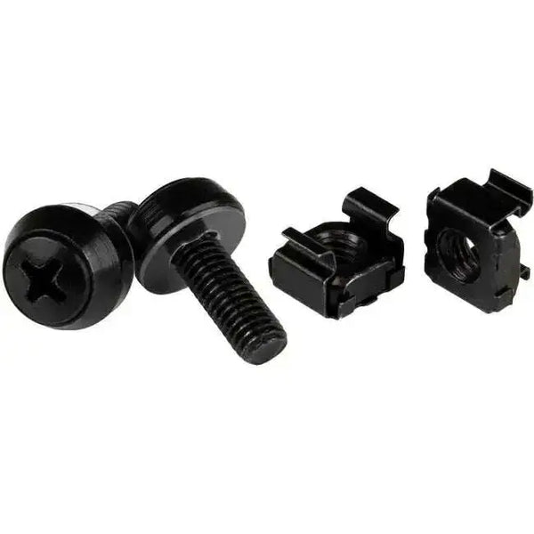 StarTech.com-M6-x-12mm-Screws-and-Cage-Nuts-100-Pack_-Black-M6-Mounting-Screws-_-Cage-Nuts-for-Server-Rack-_-Cabinet-StarTech.com-334569960