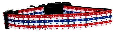 Stars In Stripes Nylon Dog Collar Large Default Title