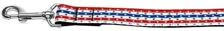 Stars-In-Stripes-Nylon-Dog-Leash-5-8-Inch-Wide-6ft-Long-GreatEagleInc-318598592