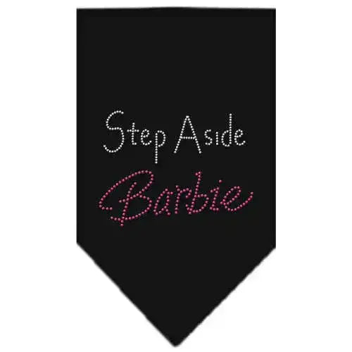 Step-Aside-Barbie-Rhinestone-Bandana-Black-Large-GreatEagleInc-318973593