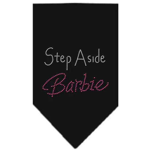 Step Aside Barbie Rhinestone Bandana Black Small Default Title