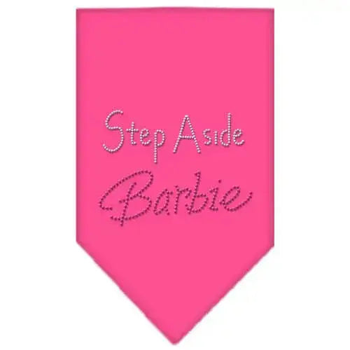 Step-Aside-Barbie-Rhinestone-Bandana-Bright-Pink-Small-GreatEagleInc-319079450