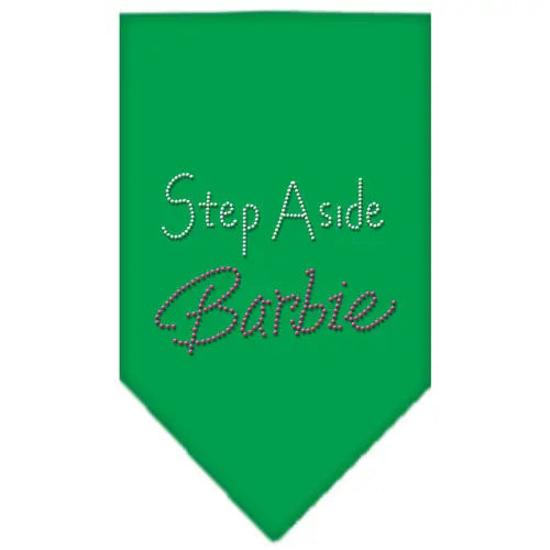 Step Aside Barbie Rhinestone Bandana Emerald Green Large Default Title