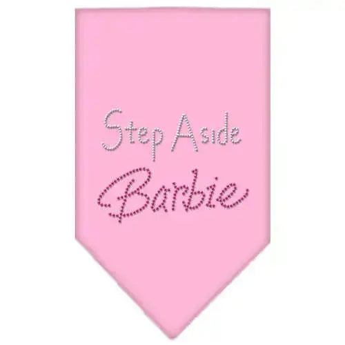 Step-Aside-Barbie-Rhinestone-Bandana-Light-Pink-Large-GreatEagleInc-318974044