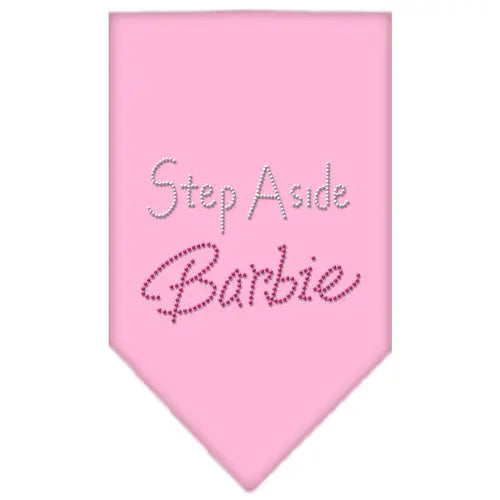 Step Aside Barbie Rhinestone Bandana Light Pink Large Default Title
