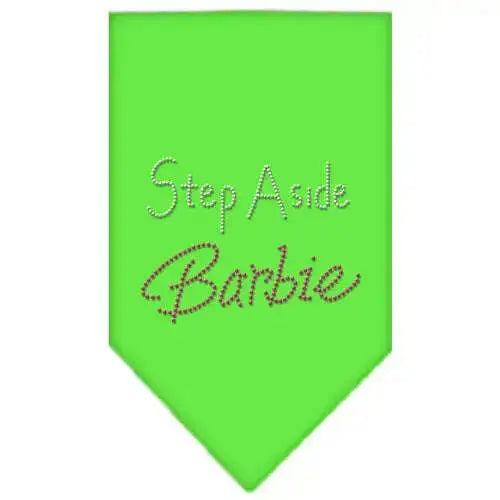 Step-Aside-Barbie-Rhinestone-Bandana-Lime-Green-Large-GreatEagleInc-318973952
