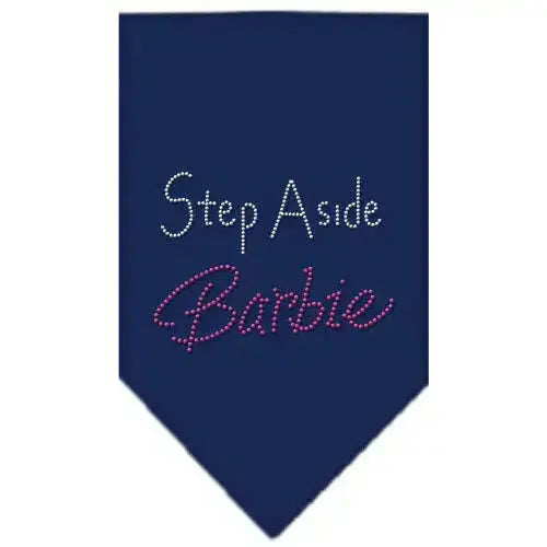 Step-Aside-Barbie-Rhinestone-Bandana-Navy-Blue-Large-GreatEagleInc-318974126