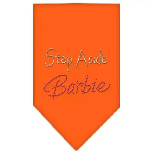 Step-Aside-Barbie-Rhinestone-Bandana-Orange-Large-GreatEagleInc-318974299