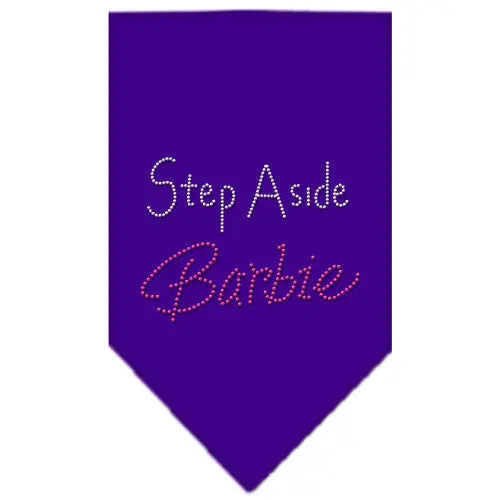 Step Aside Barbie Rhinestone Bandana Purple Large Default Title
