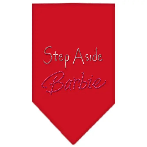 Step Aside Barbie Rhinestone Bandana Red Large Default Title