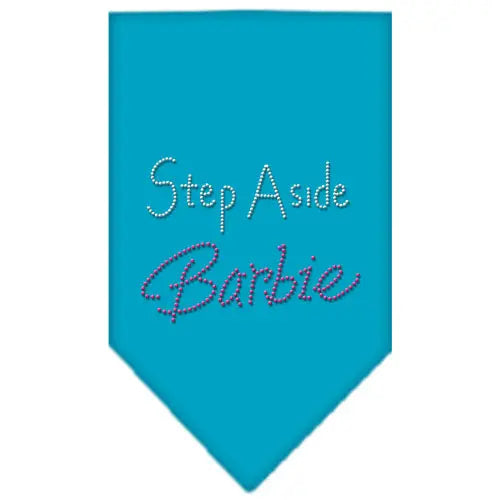 Step Aside Barbie Rhinestone Bandana Turquoise Large Default Title