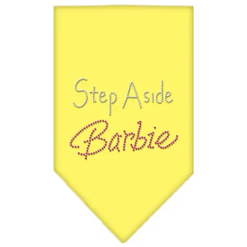 Step Aside Barbie Rhinestone Bandana Yellow Large Default Title